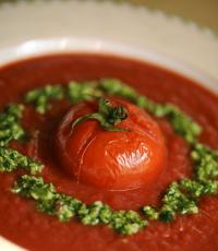 Pečená paradajková polievka